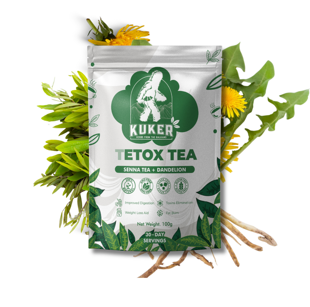 KUKER® Detox Tea 100g Loose Leaf | Weight Loss Tea for Natural Digestion & Cleanse Support